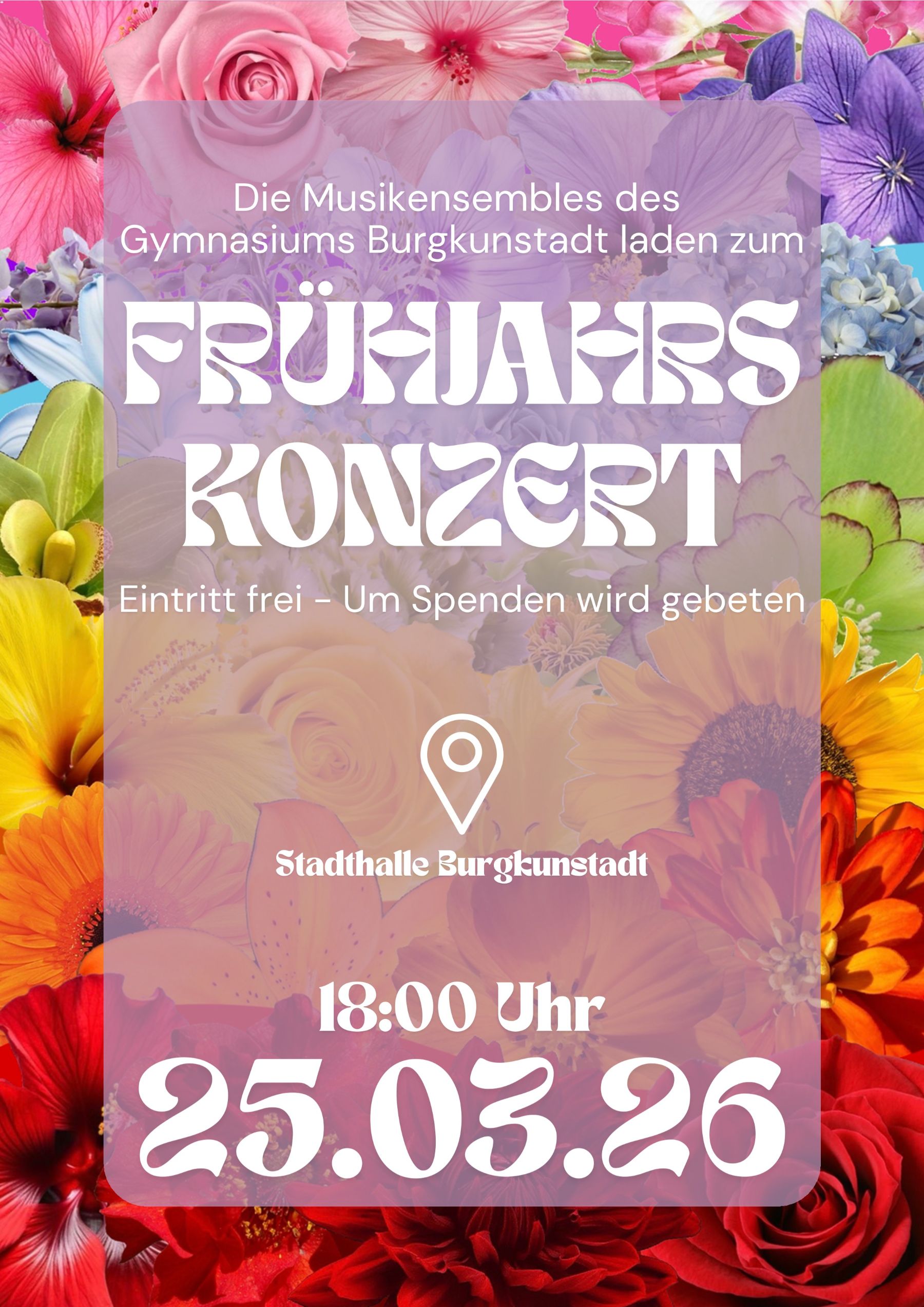 Plakat Frühjahrskonzert 2026